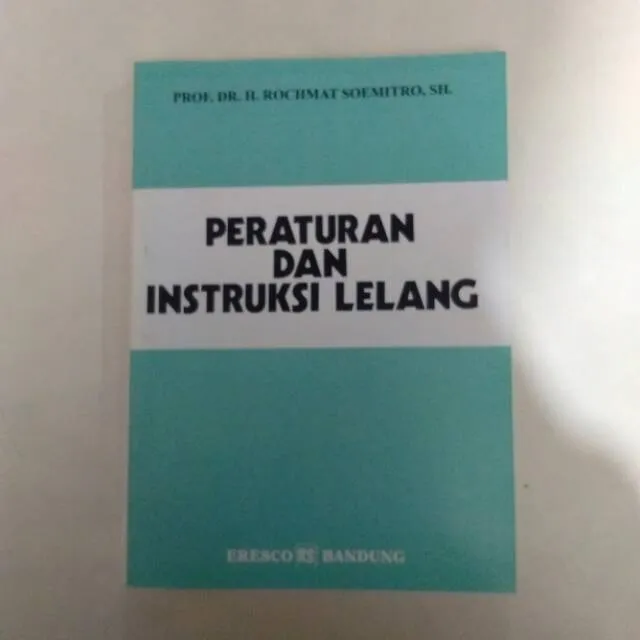 Buku PERATURAN DAN INSTRUKSI LELANG | Lazada Indonesia