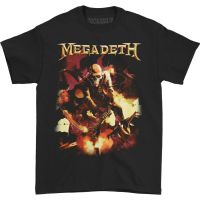 Hot sale Megadeth Band T-Shirt Smash Guitar Official Merchandise T-Shirt - Adult T-Shirt - Mens T-Shirt -  Adult clothes