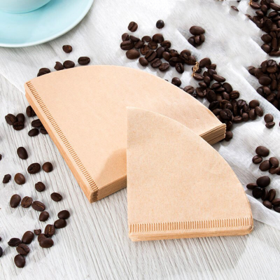 กระดาษกรองกาแฟ กระดาษกรอง สำหรับกรวยดริปกาแฟ 1 - 2 ถ้วย / 2 - 4 ถ้วย ดริป 1 แพค 100 แผ่น Coffee Filter Paper Petitz