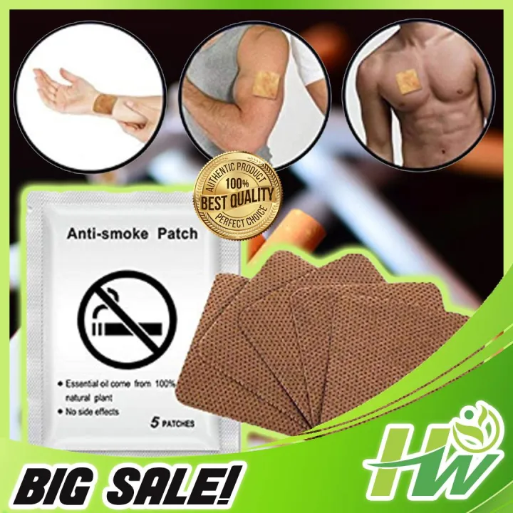 AUTHENTIC Anti Smoke Patch Quit Smoking Therapy Patches Natural