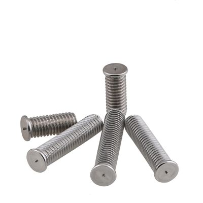 50-100pcs/lot M6/M8/M10*L Stainless steel Spot welding screws DIN32501 Plant welding nail stud Weld studs for capacitor Clamps