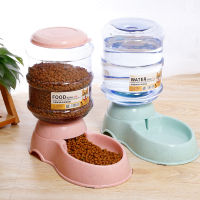 3.8L Dog Automatic Feeders Plastic Water Bottle Cat Bowl Feeding and Drinking Dog Water Dispenser Feeding Bowl Supplies