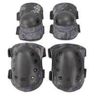 Tactical Combat Knee Elbow Protector Pad Set Gear Sports Military Army Green Camouflage Elbow &amp; Knee Pads for