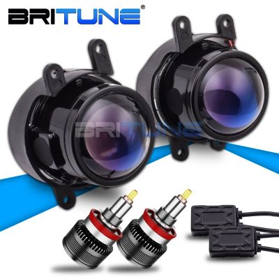 ❇ Fog Lights Lens For Toyota Corolla/Yaris/Auris/Vios/Camry/Avensis/Peugeot 107 Bi-xenon Projector Lens H11 LED Car Accessories