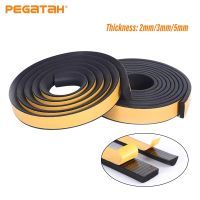 EVA Sponge Anti-collision Strip Tape Double-sided Strong Self-adhesive Tape Door Frame Gap Sealing Strip Black Foam Glue Tapes