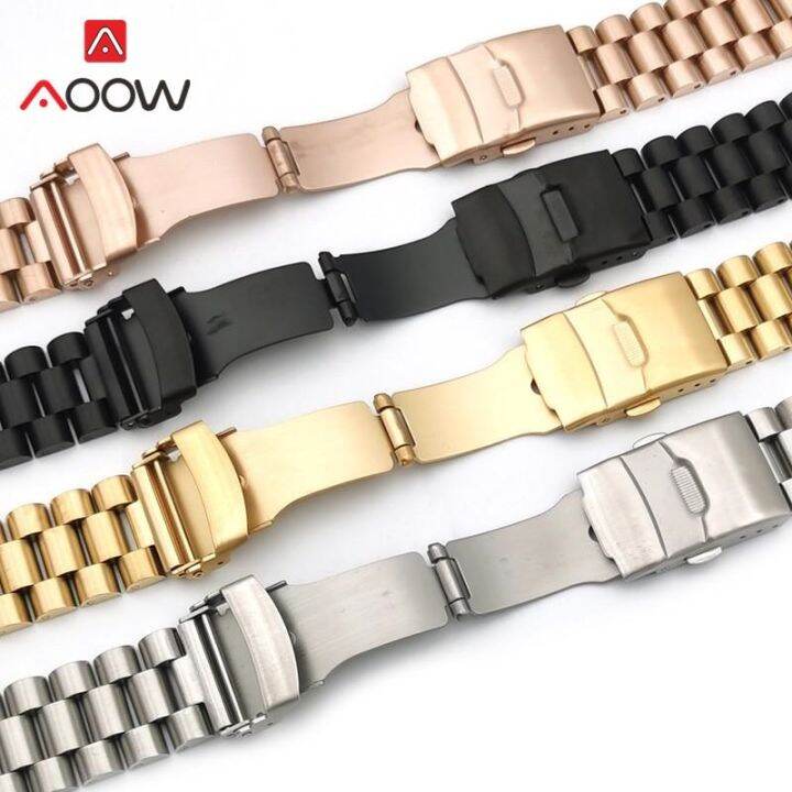 20-มม-22-มม-solid-stainless-steel-strap-buckle-buckle-men-women-quality-metal-replacement-wrist-band-watch-accessories-rose-gold