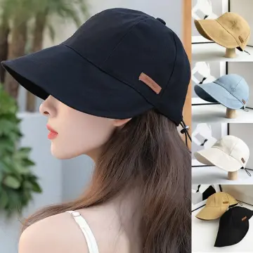 Elegant Summer Outdoor Sun Hats For Women Adjustable Wide Brim Uv