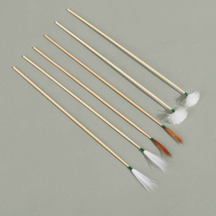 auto-stuffs-10pcs-ไม้ไผ่ขนนก-earpick-wax-remover-curette-หูขุดช้อนทำความสะอาดสติ๊ก