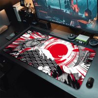 Japan Mouse Pad Dragon Black and White Deskmat Playmat Laptop Anime Gaming Keyboard Rubber Pad Pad on The Table Mouse Mat Pc Rug