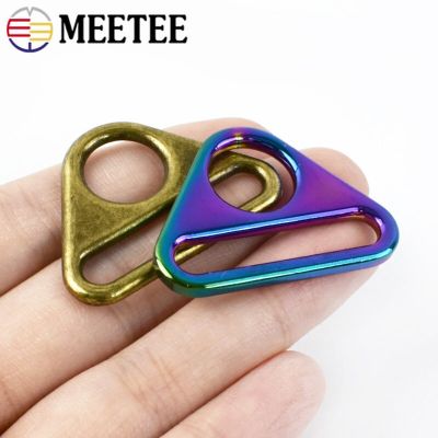 ：“{—— Meetee 20Pcs 20-50Mm Bag Buckle Strap Buckles Clasp Metal Ring Connection Bikini Hook Weing Belt Adjuster DIY Bags Accessories