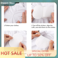 Dragon 50pcs ทิ้งใต้วงแขนรักแร้เหงื่อแผ่นสติกเกอร์ป้องกันดูดซับ