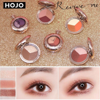 อายแชโดว์ทาตา 3 สี เนื้อใยไหม เนื้อแมท กลิตเตอร์ hojo Eye shadow ประกายชิมเมอร์ สีสวยมาก No.8015