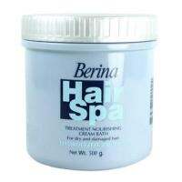 BERINA HAIR SPA TREATMENT เบอริน่า แฮร์สปา ทรีทเม้นท์เนอริซิ่ง ครีมบาธ สูตร สำหรับเส้นผมแห้งเสียผ่านการดัด ย้อม กัดสี หรือ เส้นผมที่แห้งกรอบ กระด้าง และแตกปลาย 500 ML.