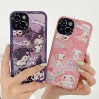 เคสหลังโทรศัพท์ซิลิโคนแบบนิ่มลายการ์ตูนน่ารัก My Melody เคสโทรศัพท์มือถือสำหรับ iPhone 14 Pro Max 13 Pro Max ฝาครอบด้านหลังสำหรับ iPhone 12 Pro Max 11