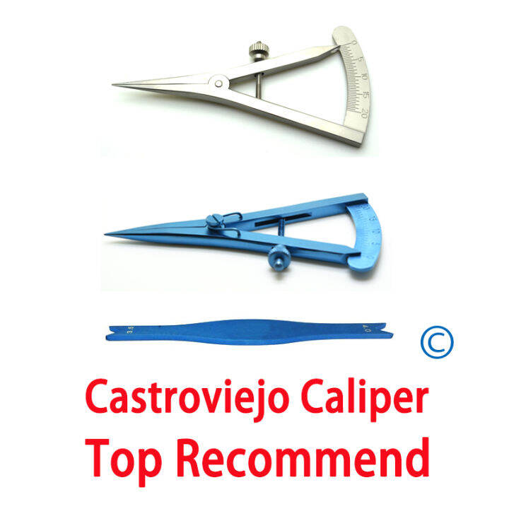 Eye Caliper Braunstein Fixed Castroviejo Calipers Caliper Eyelid