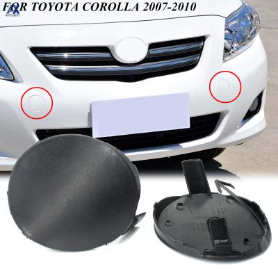 2x สำหรับ Toyota Corolla 2007-2009ขวาซ้ายรถฝาครอบ Hook Eye Towing Cap Unprimed 52127-02910กันชนหน้า2008 52128-02910