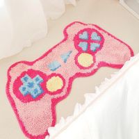 พร้อมส่ง? พรม Pink Joystick จอยสติ๊ก พรมลายน่ารัก minimal rug พรมปูพื้น พรมเช็ดเท้า carpet พรมกันลื่น พรมแต่งห้อง