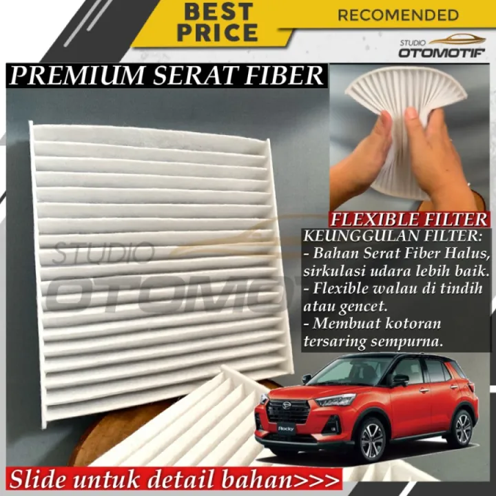 FILTER AC MOBIL DAIHATSU ROCKY SERAT FIBER FIBERGLASS FILTER CABIN