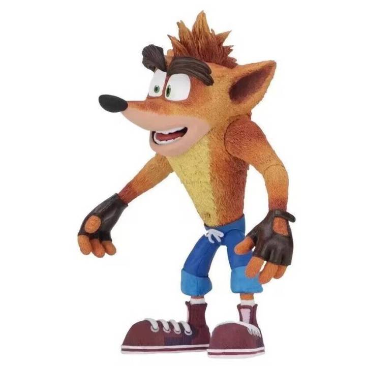 neca-crash-bandicoot-action-figure-with-jet-board-model-dolls-toys-for-kids-home-decor-gifts-collections