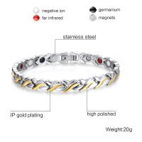 Personality magnetic bracelet stainless steel jewelry men and women wholesale B00681