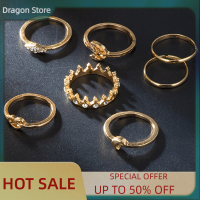 Dragon 13ชิ้น/เซ็ต Women STACK Ring เหนือ Knuckle Rings rtro การออกแบบเครื่องประดับที่เรียบง่าย