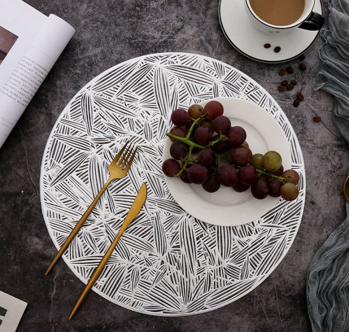 round-bamboo-leaf-insulation-pad-nordic-placemat-decorative-hollow-ins-home-kitchen-anti-scalding-table-place-mat