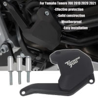 CNC 19-21 Tenere700 Motorcycle Water Pump Guard Protection Cover LOGO Black For Yamaha Tenere 700 XTZ700 XT700Z 2019 2020