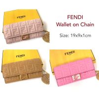 ของแท้100% ราคาถูก New Fendi wallet on chian