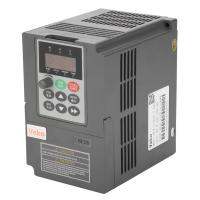 2HP เวกเตอร์พิมพ์ VFD ตัวแปลงความถี่เฟสเดียว220V ถึงสามเฟส0-220V 7A1.5kW