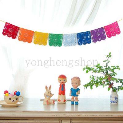 Pinata Mexican Party Banner Picado Flag Wedding Kid Birthday New Year Decoration Fiesta Event Supply Baby Shower Garland