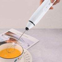 Mini Electric Handheld Milk Frother Electric Blender with USB Electrical Maker Whisk Mixer for Milk Frother Cappuccino White