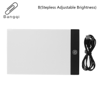 Bangqi แผ่น A5แบบปรับได้สำหรับวาดโต๊ะกล่องไฟ LED ลายฉลุแบบศิลปะแบบ USB