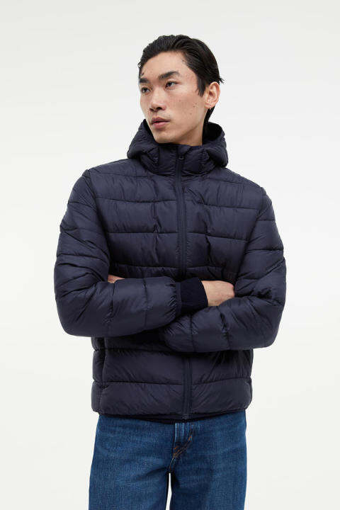 H&M - Lightweight puffer jacket - Blue Dark | Lazada PH