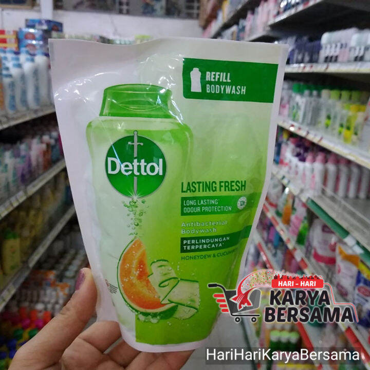 DETTOL ANTISEPTIC BODY WASH LASTING FRESH REFILL POUCH 250ML Lazada