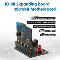 For Micro:Bit Expansion Board to 5V Power Supply IO Improvement Board Accessories MicroBit Adapter Board with Onboard Passive Buzzer