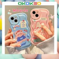 เคสมือถือ แบบนิ่ม ลายการ์ตูนหมี สีรุ้ง กันกระแทก สําหรับ OPPO Reno9 Reno8 Reno7pro reno6 7z 8T 5 R17 A53 A9 2023 4Z 5G F11 A31 A15 A3S A78 A77 Findx3pro Findx5pro