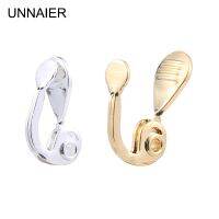 2/10 PcsUNNAIER Clip On Earrings For WomenEarring Findings For Diy Jewelry Making Accessories MaterialsCopper