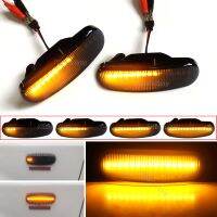 2X Dynamic Smoke LED Side Marker Light Turn Signal Lamp For Fiat Panda Punto Evo Stilo Qubo Peugeot Citroen Lancia Musa 350