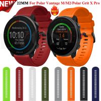 22Mm Tali Pergelangan Tangan untuk Polar Vantage M/M2 Tali Jam Tangan Pintar untuk Polar Grit X Pro Gelang Jam Silikon Gelang Polar Grit X Correa