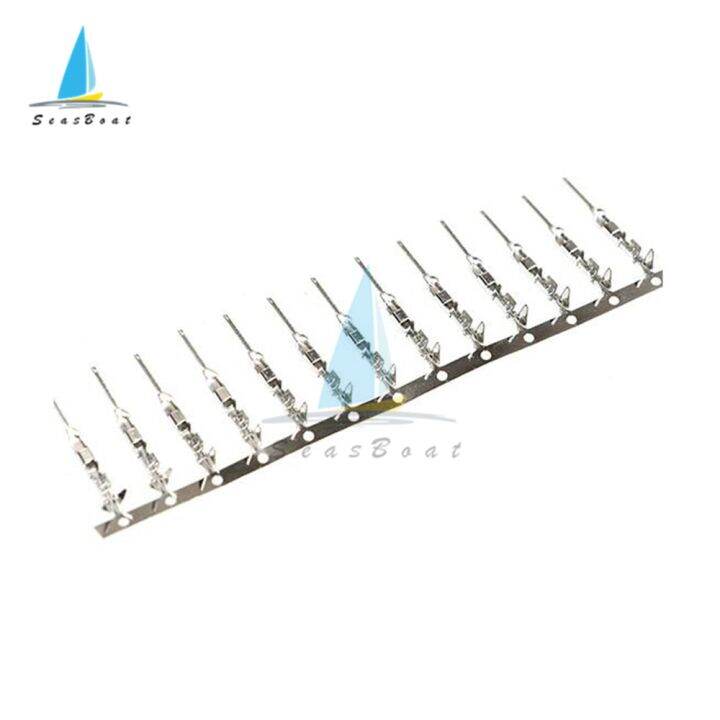 100PCS Male Dupont Wire Terminal Connector Pins Crimp Copper 2.54mm