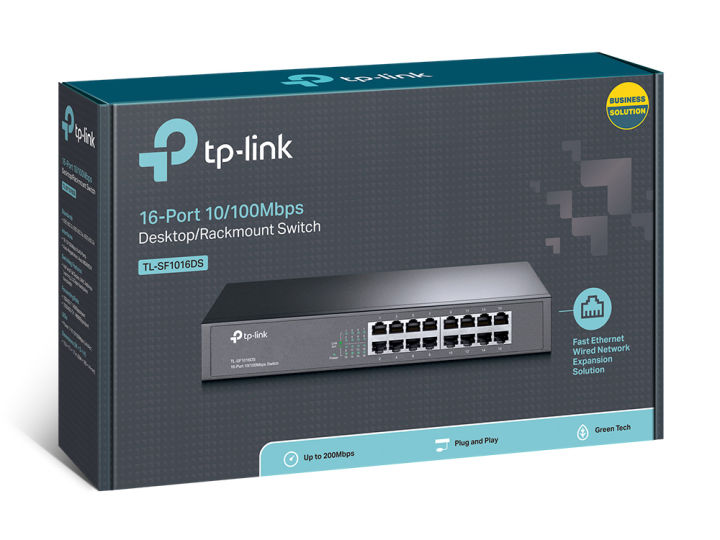 switch-hub-สวิตซ์ฮับ-tp-link-16-port-tl-sf1016ds