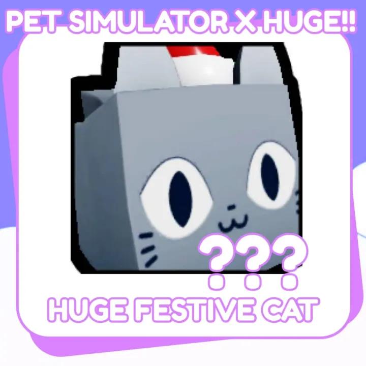 Huge Festive Cat Pet Simulator X Lazada PH