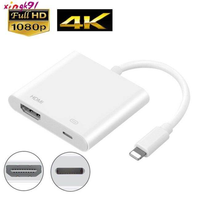 Cáp Lightning to HDMII cáp kết nối điện thoại iphone, ipad với tivi -  nightning sang HDMI 