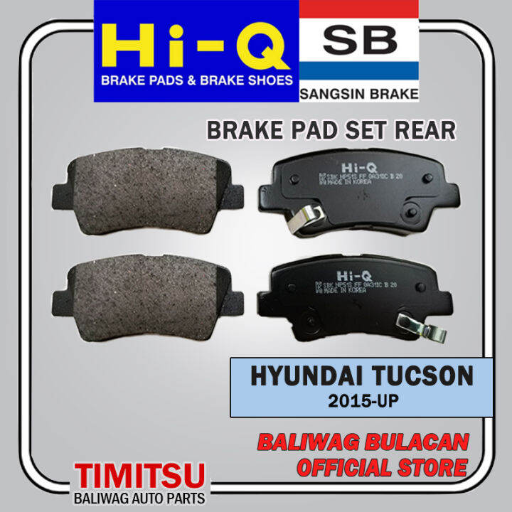 REAR BRAKE PADS SET HYUNDAI TUCSON 2015UP PART NO. SP1845 / SP1845 HIQ Lazada PH