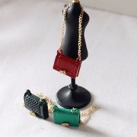 Dollhouse Mini Metal Bag Accessories Fashion Decor Miniature Model Scene Accessories Pop It