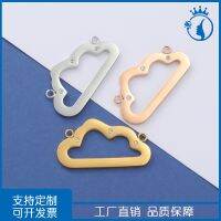 [COD] RUMNVNTY mirror titanium steel accessories cross-border hot double hole cloud ring inlaid water cup drill pendant