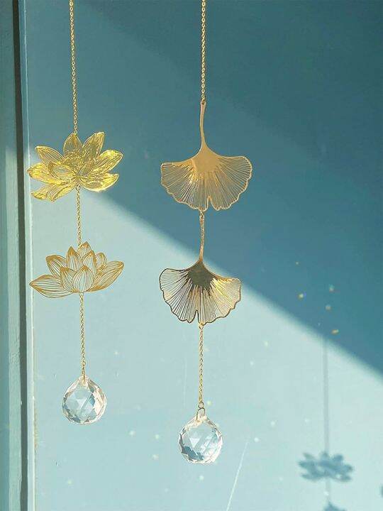 crystal-prism-sun-catcher-hanging-decoration-lotus-amp-ginkgo-leaf-pendant-rainbow-chaser-home-garden-boho-window-art-dream-gift-key-chains