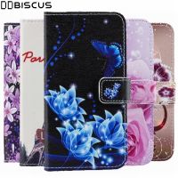 Flower Leather Wallet Flip Case For Huawei Y5P Y6P Y9 Y5 Y6 Y7 Prime 2018 Mate 20 P Smart Z 2019 P20 Lite E P30 Pro P40 Cover