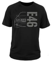 T-Shirt E46 E 46 Classic Drift Series 3 Car 2019 Summer Style Casual O-Neck Male Tops &amp; Tees Printing on T Shirts XS-4XL-5XL-6XL