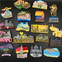 Fridge Magnet Souvenir Munich Monaco SAN Marino Jerusalem South Africa Heidelberg Korea Lisbon Prague Spain Thailand City Decor